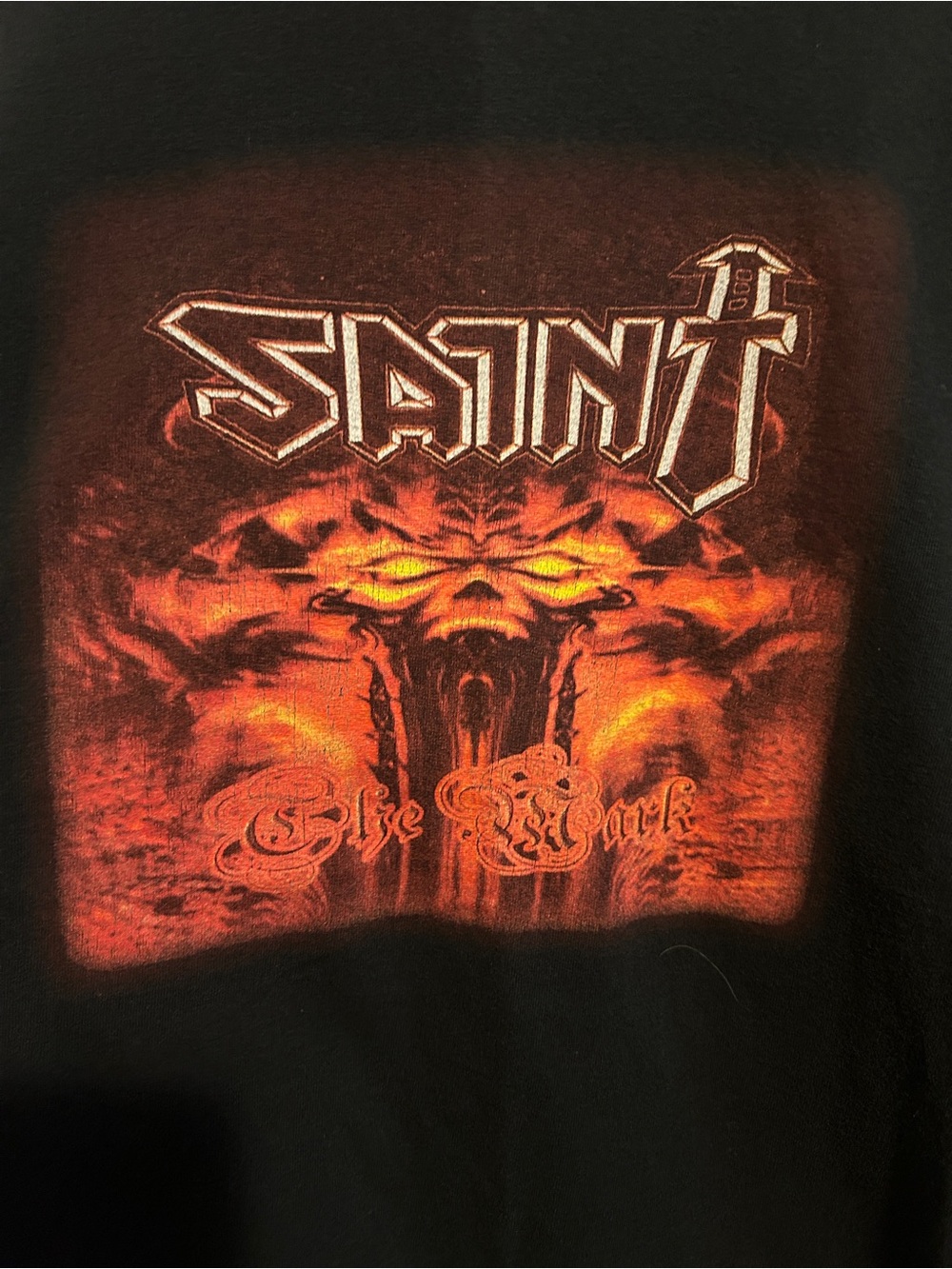 Graphic Black and Orange Men’s Band Tee